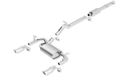 Borla 12-16 Jeep Wrangler JK 3.6L AT/MT 4Wheel 4dr Truck Single Split Rear Exit Catback Exhaust