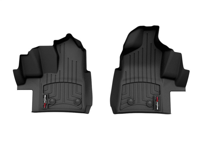 WeatherTech 22-24 Ford Transit Automatic w/Carpeted Floor Front FloorLiner - Black