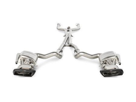 Akrapovic 15-17 AMG C63 Estate Evolution Line Cat Back (Titanium) w/ Carbon Tips (Req. Link Pipe)