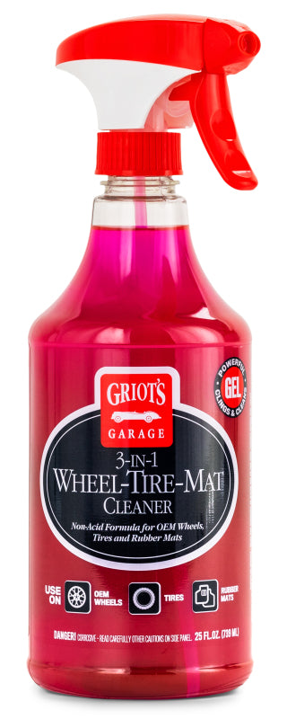 Griots Garage 3-in-1 Wheel/Tire/Mat Cleaner - 25oz