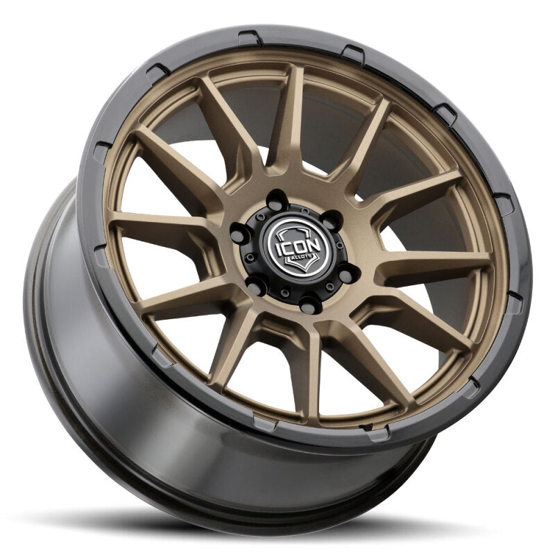 ICON Alloys Cajon 20x9 / 6x135 / 16mm / 5.625in BS Satin Bronze Wheel w/ GB Lip