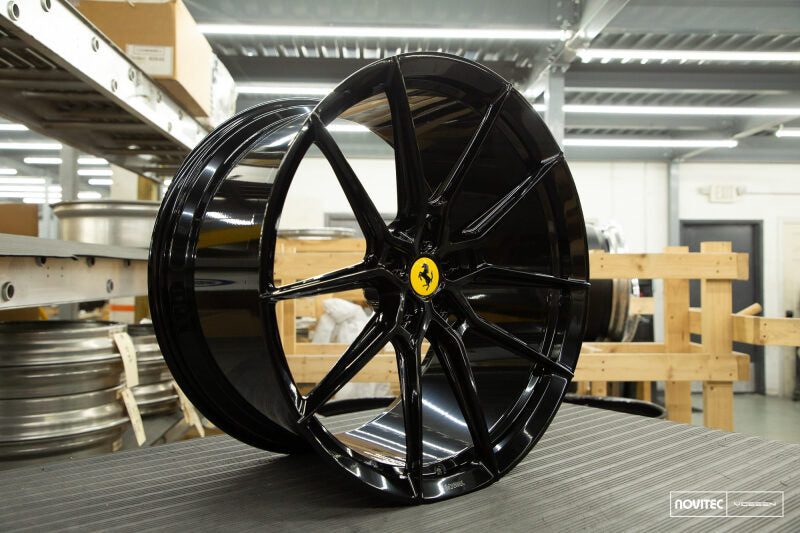 Vossen x Novitec NF9 21x9in - 5x114.3 BP - ET30 - Gloss Black Ferrari GTC4Lusso / FF Front Wheel