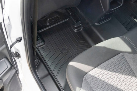 WeatherTech 24-25 Ford Ranger 3rd Row Rear FloorLiner for Vinyl Floors - Black