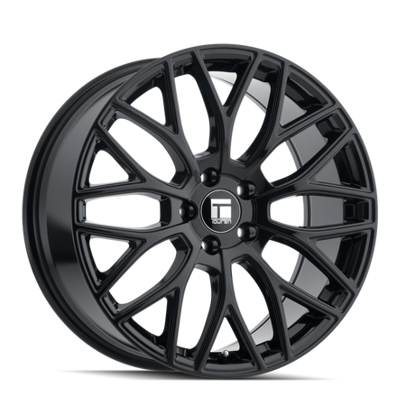 Touren 3276 TR76 17x8 / 5x114.3 BP / 35mm Offset / 72.6mm Hub Gloss Black Wheel