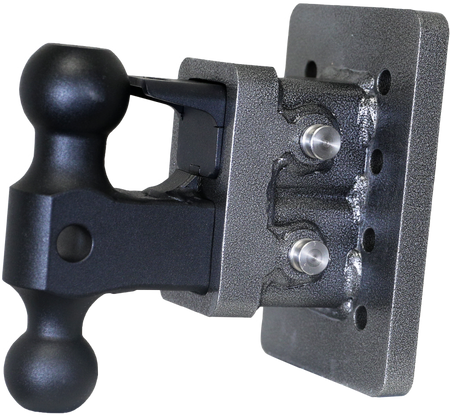 Gen-Y Mega Duty 2in Bolt-On 2.5in Drop 2K TW 16K Hitch w/GH-051 Dual-Ball/GH-032 Pintle Lock