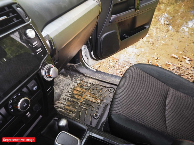 WeatherTech 17-25 Audi Q7 2nd Row Rear FloorLiner HP - Black