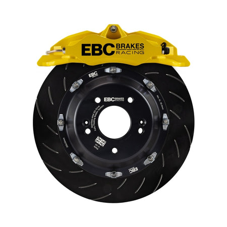 EBC Racing 12-21 Subaru BRZ/Toyota GT86 Yellow Apollo-4 Calipers 330mm Rotors Front Big Brake Kit