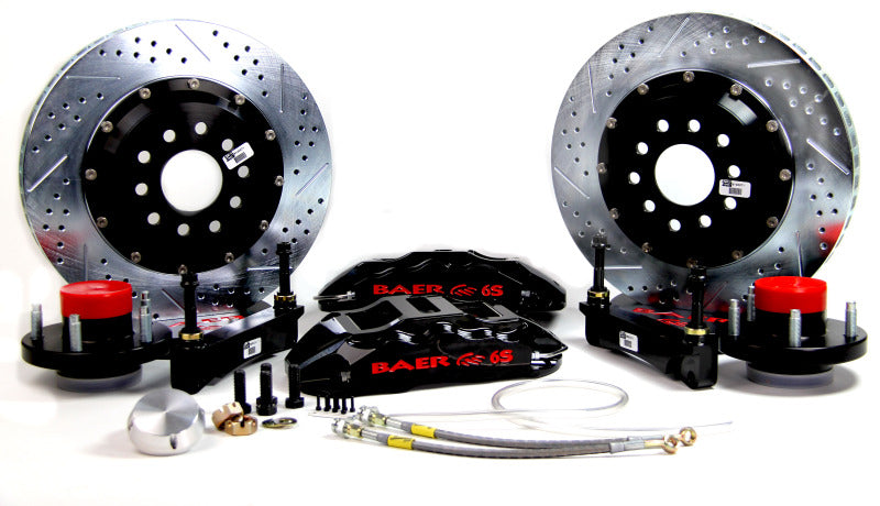 Baer Brakes 65-66 Ford Mustang 15in Extreme+ Front Brake Kit-Black-
