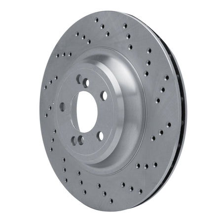 DFC 15-20 BMW M2 Right Rear Drilled Brake Rotor