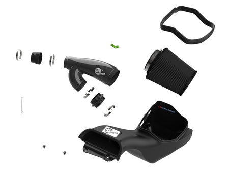 aFe 21-24 Ford F150 Raptor Track Series Carbon Fiber Cold Air Intake System w/ Black Pro 5R Filter