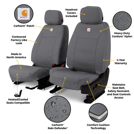 Covercraft 23-26 Toyota Corolla Carhartt Super Dux PrecisionFit Custom Second Row Seat Covers