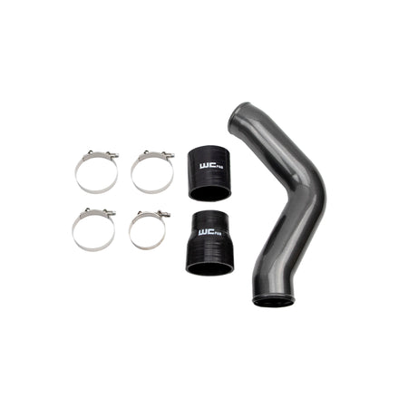 Wehrli 13-18 Cummins 6.7L Driver Side 3.5in Intercooler Pipe - Flat Black