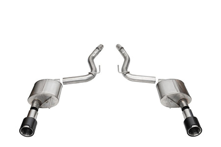 Corsa 2024 Ford Mustang GT Coupe 3in Sport Axle-Back Exhaust - 4.5in Carbon Fiber Tips