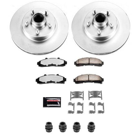 Power Stop 95-01 Ford Explorer Front Z36 Coated Truck & Tow Brake Kit