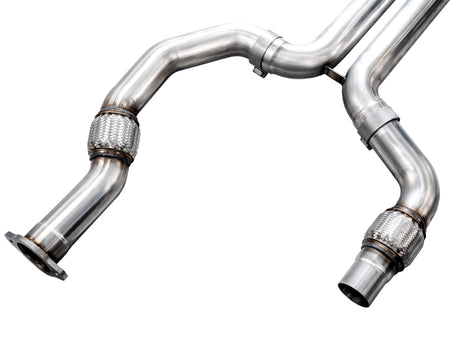 AWE Tuning 2021+ Cadillac CT4-V Blackwing SwitchPath Exhaust - Diamond Black Tips