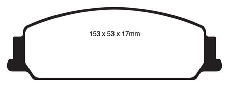 EBC 08-10 Pontiac G8 3.6 Yellowstuff Front Brake Pads