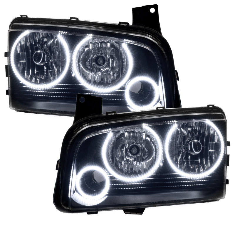 Oracle Dodge Charger 05-10 LED Triple Ring Halo Kit - White