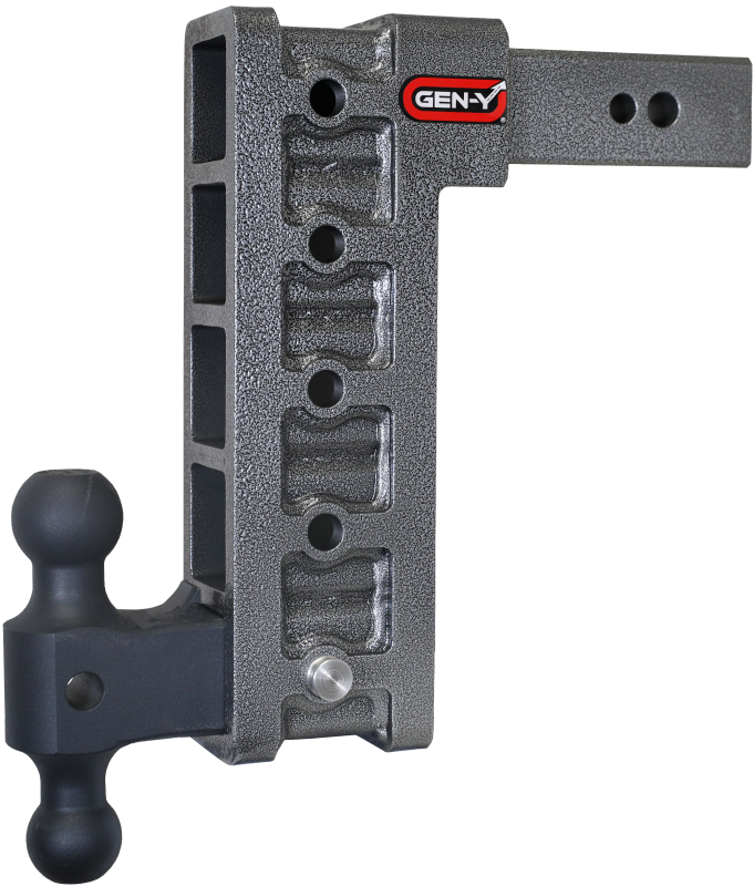 Gen-Y Mega Duty 2.5in Shank 12in Drop 3.5K TW 32K Hitch w/GH-0161 Dual-Ball