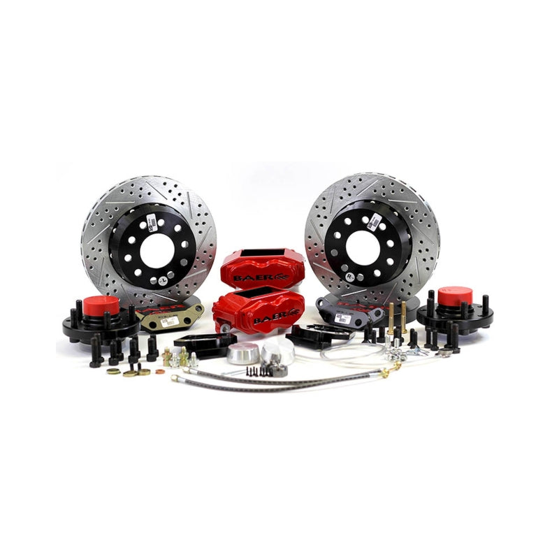Baer Brakes 64-72 Buick Skylark STD Studs 11in SS4+ Front SDZ Brake Kit - Comp Yellow
