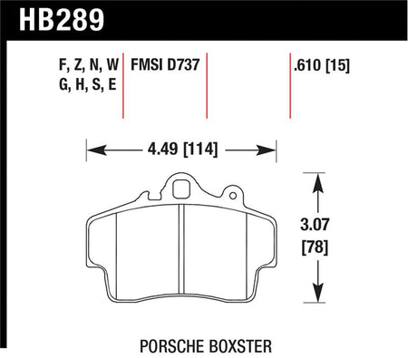 Hawk Performance Ceramic Street Brake Pads