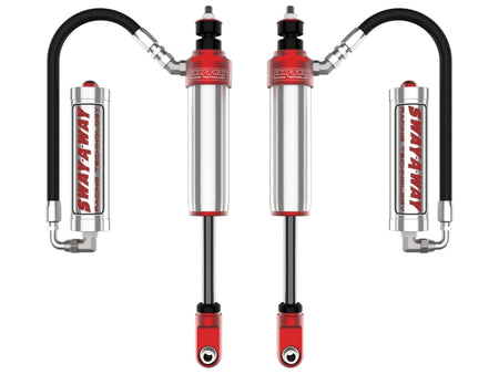 aFe Sway-A-Way 2.5 Front Shock Kit w/Remote Reservoirs for 0-1.5 IN Lifts Ford F-250/F-350 17-24 4WD