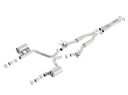 Borla 2015 Dodge Challenger SRT/392 Hemi 6.4L V8 S-TYPE Catback Exhaust w/ Valves Factory Bezel