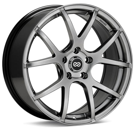 Enkei M52 17x7.5 50mm Offset 5x114.3 Bolt Pattern 72.6mm Bore Dia Matte Black Wheel