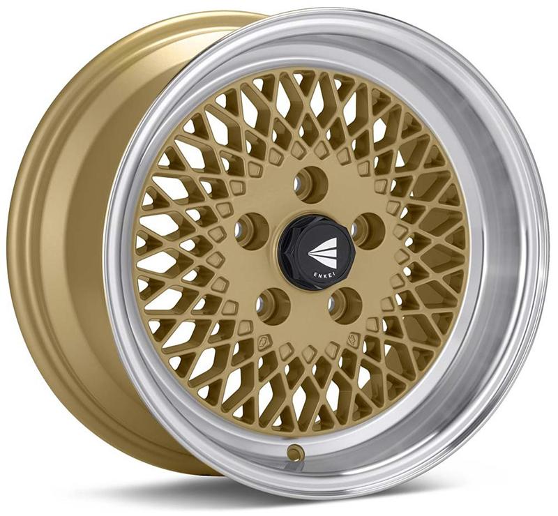 Enkei92 Classic Line 15x7 38mm Offset 4x114.3 Bolt Pattern Gold Wheel