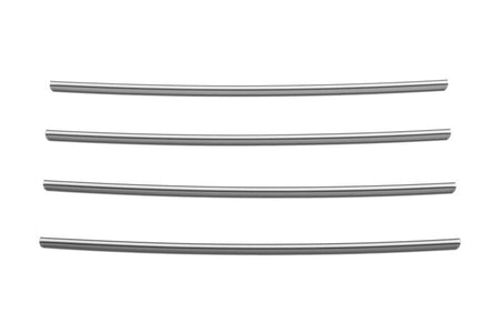Husky Liners 21-25 Ford F150 Door Edge Guards (4pc Set) - Iconic Silver