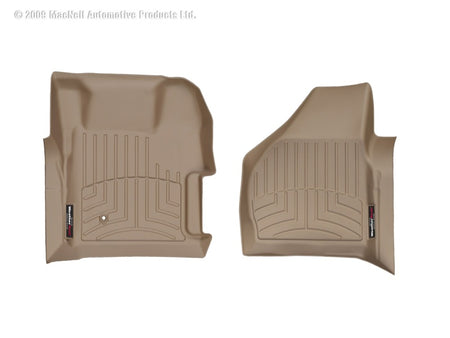 WeatherTech 08-10 Ford F250/F350/F450/F550 Super Duty Regular Cab Front FloorLiner - Tan