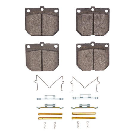 R1 1969-1983 Nissan 240Z Front R1 Semi Met Pads & Hardware Kit