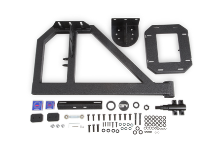 Body Armor 4x4 07-18 Jeep Wrangler JK Tire Carrier Single Action (Fits JK-2965 Bumper)