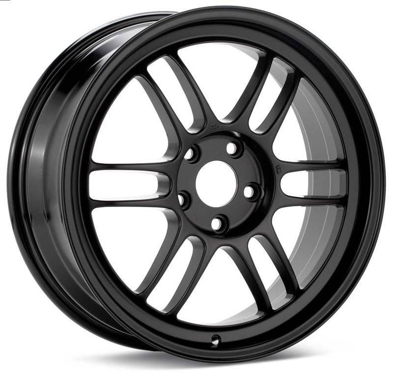 Enkei RPF1 17x8 5x100 45mm Offset 73mm Bore Matte Black Wheel 02-10 WRX & 04 STI