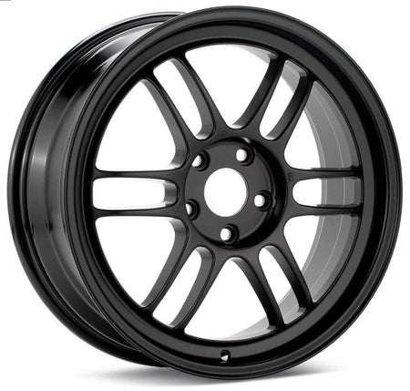 Enkei RPF1 17x8 5x100 45mm Offset 73mm Bore Matte Black Wheel 02-10 WRX & 04 STI