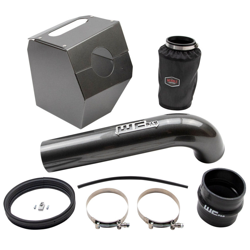 Wehrli 17-19 GM Duramax L5P 4in Intake Kit - Cat Yellow
