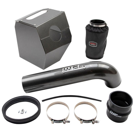 Wehrli 17-19 GM Duramax L5P 4in Intake Kit - Fine Texture Black