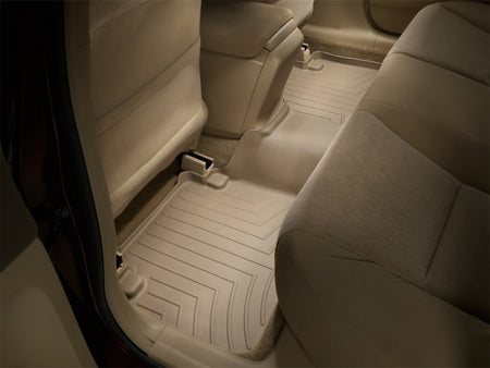 WeatherTech 08-12 Honda Accord Rear FloorLiner - Tan