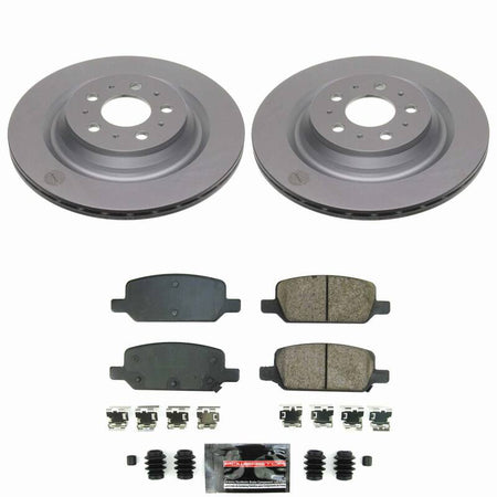 Power Stop 17-21 Tesla 3 Rear Z23 Coated Brake Kit