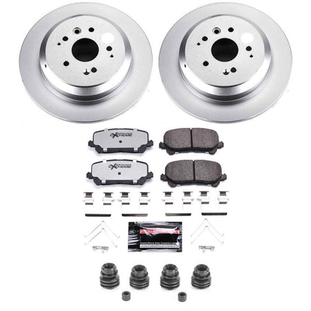 Power Stop 14-16 Acura MDX Rear Z36 Coated Truck & Tow Brake Kit
