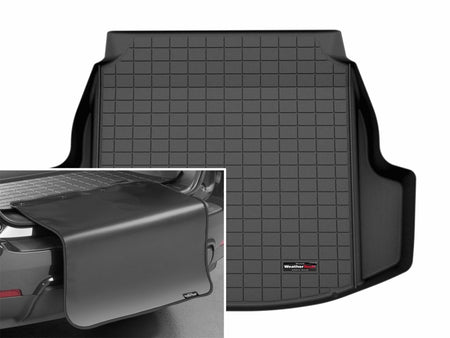 WeatherTech 23-25 Toyota Corolla Hybrid Behind 3rd Row Cargo Liner w/Bumper Protector - Black