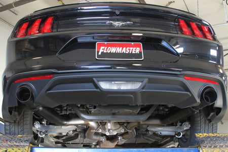 Flowmaster 15-23 Mustang BASE SS Outlaw Axle-Back Exhaust System - Black