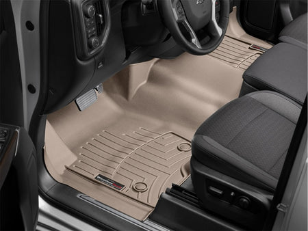 WeatherTech 2019+ Chevrolet Silverado 1500 Front FloorLiner - Tan