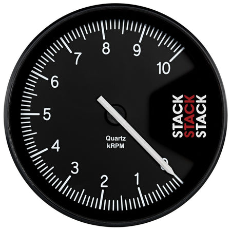 Autometer Stack Professional Action Replay 125mm 0-10K RPM Tachometer - Black
