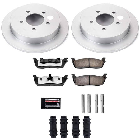 Power Stop 00-02 Ford Expedition Rear Z36 Coated Truck & Tow Brake Kit