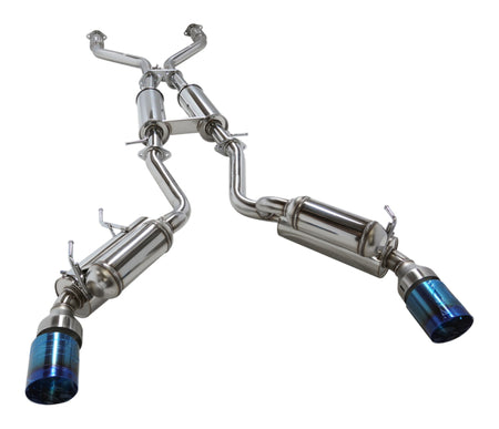 HKS 09-21 Nissan 370z Dual Hi-Power Ti. Tip Catback Exhaust (SUS304 NO COATING)