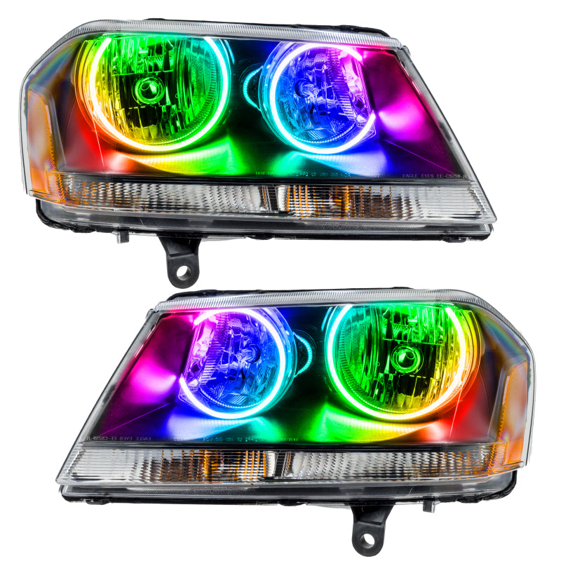 Oracle 08-14 Dodge Avenger RT SMD HL - Black - ColorSHIFT w/ Simple Controller