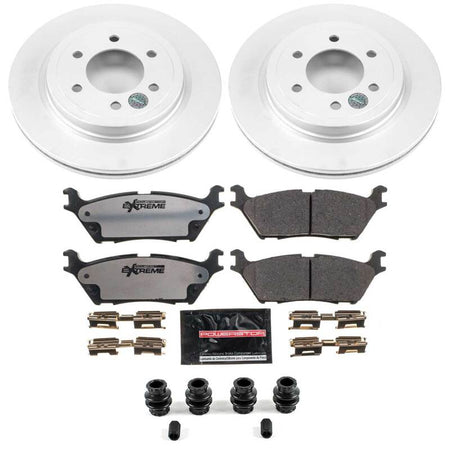 Power Stop 18-21 Ford Expedition Rear Z36 Coated Truck & Tow Brake Kit