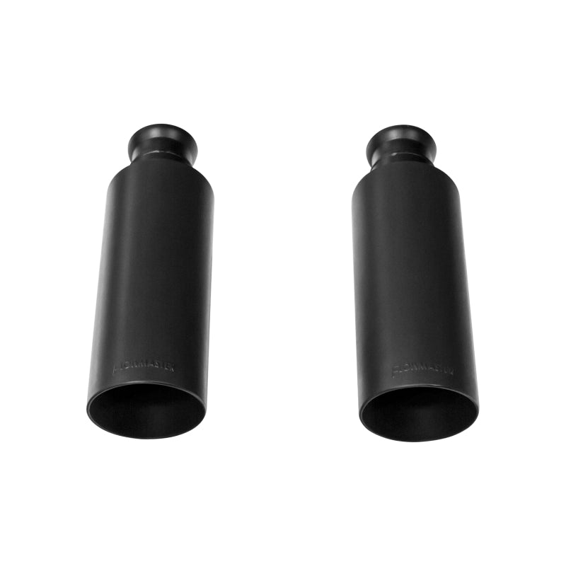Flowmaster 09-24 Dodge Ram 1500 5.7L 4in Angle Cut Exhaust Tips - Black