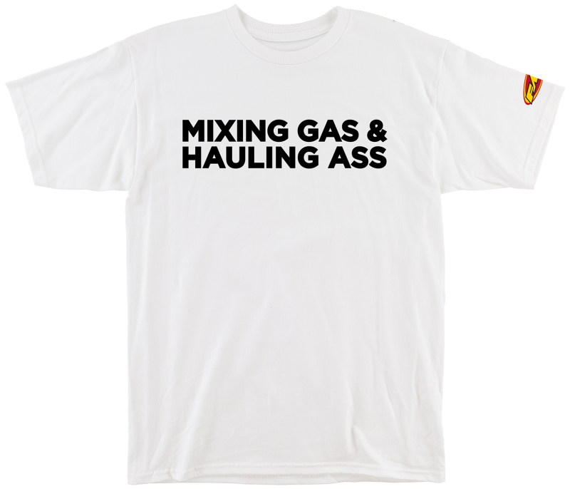 FMF Racing Gass Tee White Medium