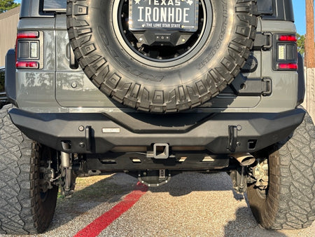 Rival 2018-2026 Jeep Wrangler JL  Rear Aluminum Stubby Bumper
